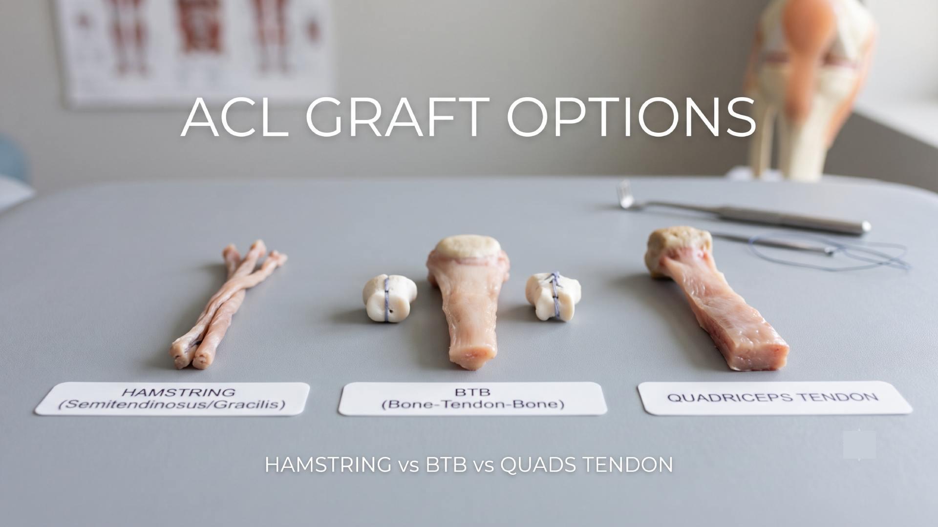ACL Graft Options: Hamstring vs BTB vs Quad Tendon Guide
